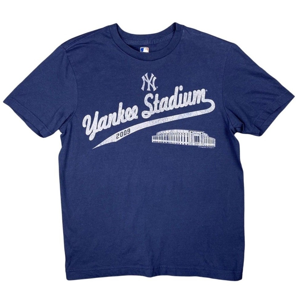 New York Yankees Stadium Shirt Mens S 2009 Baseball MLB NYC‎ Bronx Bombers Judge